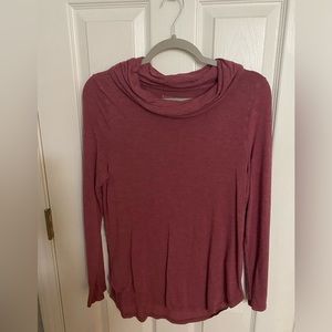 Talbots cowl neck long sleeve shirt.